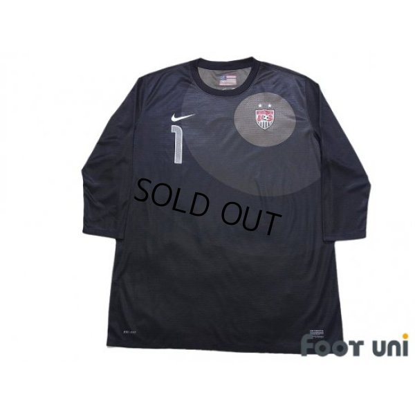 Photo1: USA Women's 2008 GK Three quarter sleeve Shirt #1 Hope Solo w/tags