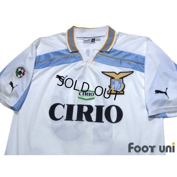 Photo3: Lazio 1999-2000 Home Centenario Shirt #10 Mancini Lega Calcio Patch/Badge