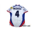 Photo2: Czech Republic Euro 2000 Away Shirt #4 Nedved UEFA Euro 2000 Patch/Badge UEFA Fair Play Patch/Badge (2)