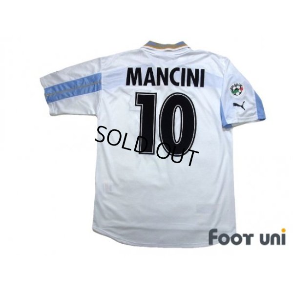Photo2: Lazio 1999-2000 Home Centenario Shirt #10 Mancini Lega Calcio Patch/Badge