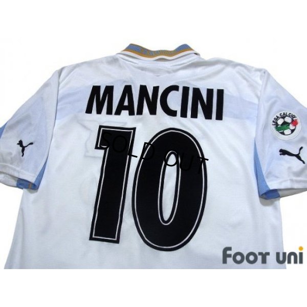 Photo4: Lazio 1999-2000 Home Centenario Shirt #10 Mancini Lega Calcio Patch/Badge