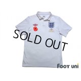 England 2010 Home Shirt Commemorative model