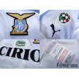 Photo8: Lazio 1999-2000 Home Centenario Shirt #10 Mancini Lega Calcio Patch/Badge