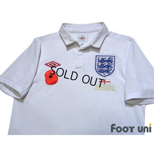 Photo3: England 2010 Home Shirt Commemorative model