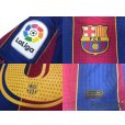 Photo6: FC Barcelona 2020-2021 Home Authentic Shirt and Shorts Set #10 Messi La Liga Patch/Badge