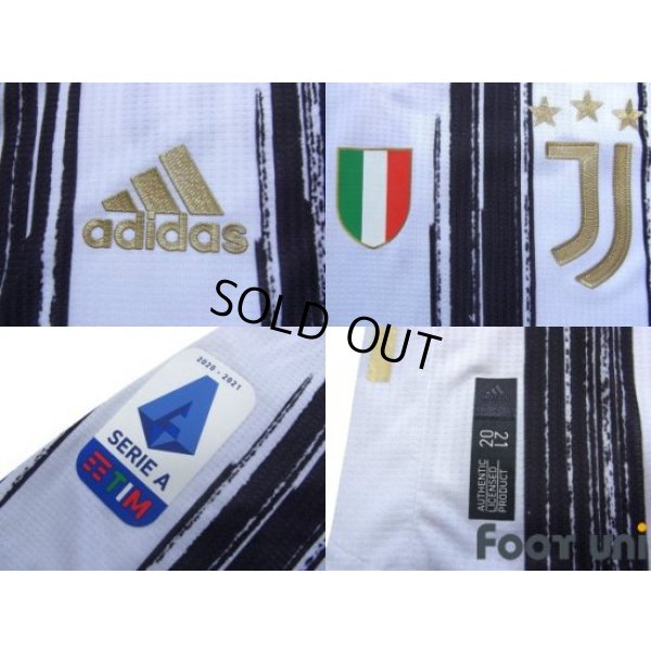 Photo6: Juventus 2020-2021 Home Authentic Shirt and Shorts Set #7 Ronaldo
