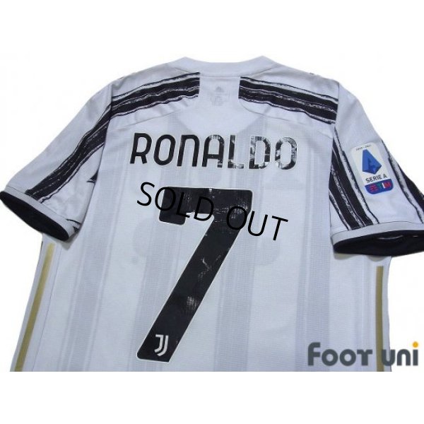 Photo4: Juventus 2020-2021 Home Authentic Shirt and Shorts Set #7 Ronaldo