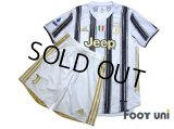 Juventus 2020-2021 Home Authentic Shirt and Shorts Set #7 Ronaldo