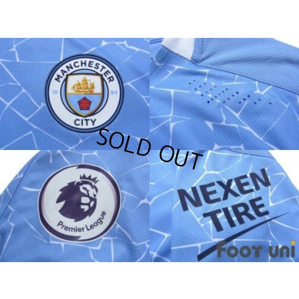 Photo6: Manchester City 2020-2021 Home Authentic Shirt and Shorts Set #17 De Bruyne