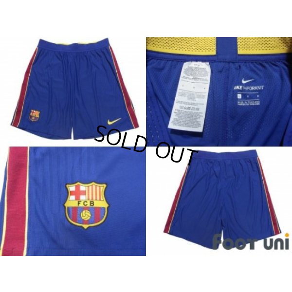 Photo8: FC Barcelona 2020-2021 Home Authentic Shirt and Shorts Set #10 Messi La Liga Patch/Badge