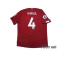 Photo2: Liverpool 2019-2020 Home Shirt #4 Virgil van Dijk Premier League Patch/Badge (2)