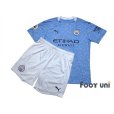 Photo1: Manchester City 2020-2021 Home Authentic Shirt and Shorts Set #17 De Bruyne (1)