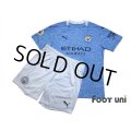 Manchester City 2020-2021 Home Authentic Shirt and Shorts Set #17 De Bruyne