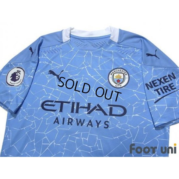 Photo3: Manchester City 2020-2021 Home Authentic Shirt and Shorts Set #17 De Bruyne