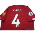 Photo4: Liverpool 2019-2020 Home Shirt #4 Virgil van Dijk Premier League Patch/Badge
