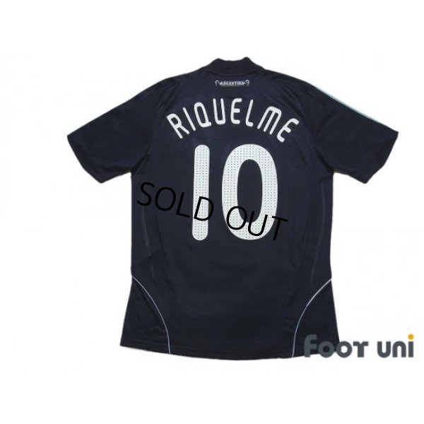 Photo2: Argentina 2008 Away Shirt #10 Riquelme