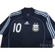 Photo3: Argentina 2008 Away Shirt #10 Riquelme