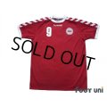 Denmark 2002 Home Shirt #9 Tomasson