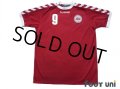 Denmark 2002 Home Shirt #9 Tomasson