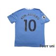 Photo2: Manchester City 2020-2021 Home Shirt #10 Kun Aguero Premier League Patch/Badge (2)