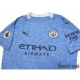 Photo3: Manchester City 2020-2021 Home Authentic Shirt and Shorts Set #7 Sterling