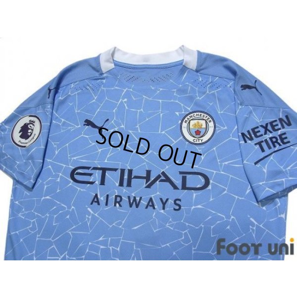 Photo3: Manchester City 2020-2021 Home Authentic Shirt and Shorts Set #7 Sterling