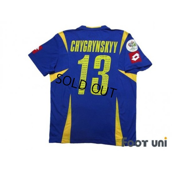 Photo2: Ukraine 2006 Away Shirt #13 Chygrynskyy FIFA World Cup 2006 Germany Patch/Badge