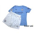 Photo1: Manchester City 2020-2021 Home Authentic Shirt and Shorts Set #7 Sterling (1)