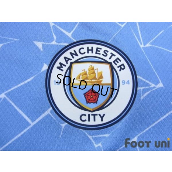 Photo5: Manchester City 2020-2021 Home Authentic Shirt and Shorts Set #7 Sterling