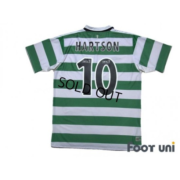 Photo2: Celtic 2004-2005 Home Shirt #10 Hartson