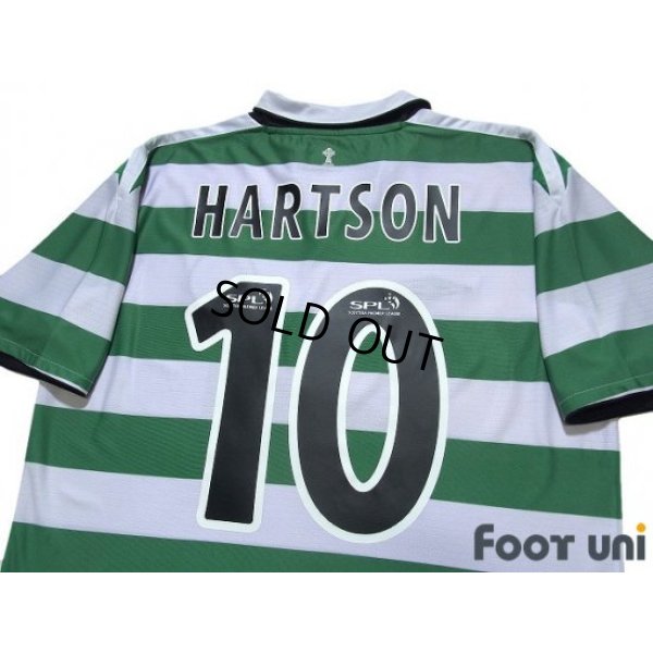 Photo4: Celtic 2004-2005 Home Shirt #10 Hartson