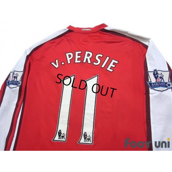 Photo4: Arsenal 2008-2010 Home Long Sleeve Shirt #11 Robin van Persie BARCLAYS PREMIER LEAGUE Patch/Badge