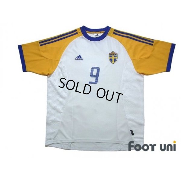 Photo1: Sweden 2002 Away Shirt #9 Ljungberg