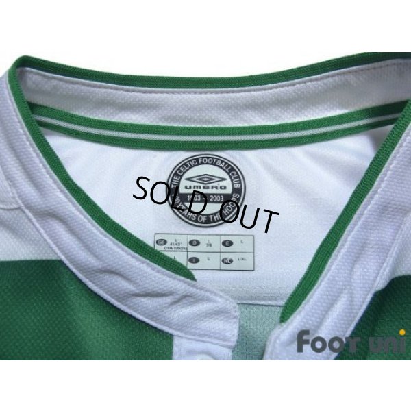 Photo4: Celtic 2003-2004 Home Shirt