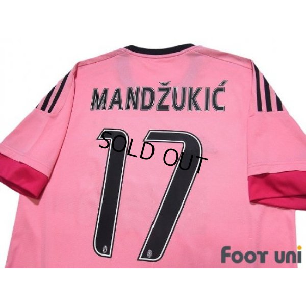 Photo4: Juventus 2015-2016 Away Shirt #17 Mario Mandzukic