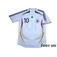 Photo1: Germany 2006 Home Authentic Shirt #10 Neuville (1)