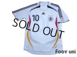 Germany 2006 Home Authentic Shirt #10 Neuville