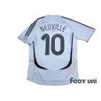 Photo2: Germany 2006 Home Authentic Shirt #10 Neuville (2)