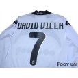 Photo4: Valencia 2009-2010 Home Long Sleeve Shirt #7 David Villa 90th Anniversary w/tags