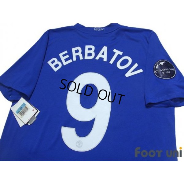 Photo4: Manchester United 2008-2009 3rd Shirt #9 Berbatov 40th anniversary embroidery w/tags