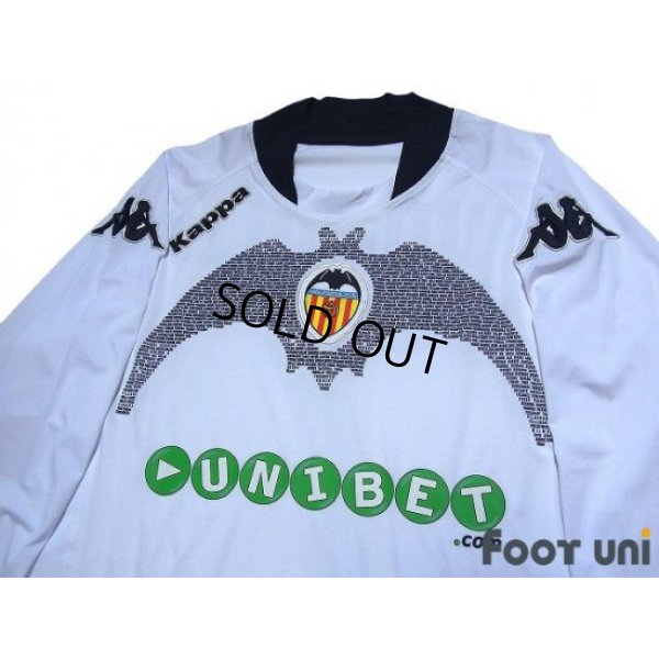 Photo3: Valencia 2009-2010 Home Long Sleeve Shirt #7 David Villa 90th Anniversary w/tags