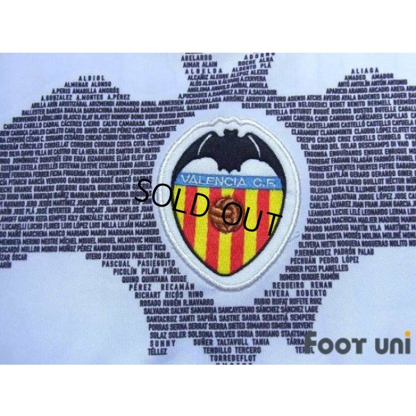 Photo5: Valencia 2009-2010 Home Long Sleeve Shirt #7 David Villa 90th Anniversary w/tags