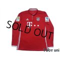 Bayern Munchen 2016-2017 Home Long Sleeve Shirt #9 Lewandowski Bundesliga Patch/Badge
