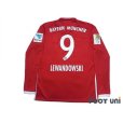 Photo2: Bayern Munchen 2016-2017 Home Long Sleeve Shirt #9 Lewandowski Bundesliga Patch/Badge (2)