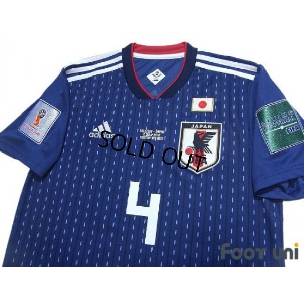 Photo3: Japan 2018 Home Shirt #4 Keisuke Honda FIFA World Cup Russia 2018 Patch/Badge
