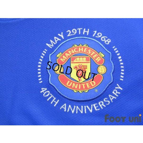 Photo6: Manchester United 2008-2009 3rd Shirt #9 Berbatov 40th anniversary embroidery w/tags