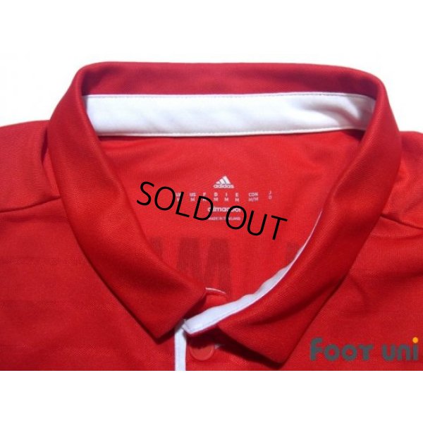 Photo5: Bayern Munchen 2016-2017 Home Long Sleeve Shirt #9 Lewandowski Bundesliga Patch/Badge