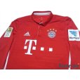 Photo3: Bayern Munchen 2016-2017 Home Long Sleeve Shirt #9 Lewandowski Bundesliga Patch/Badge