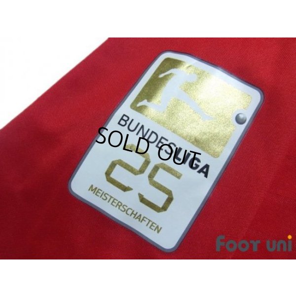 Photo6: Bayern Munchen 2016-2017 Home Long Sleeve Shirt #9 Lewandowski Bundesliga Patch/Badge