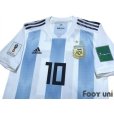 Photo3: Argentina 2018 Home Authentic Shirt #10 Messi FIFA World Cup Russia 2018 Patch/Badge w/tags